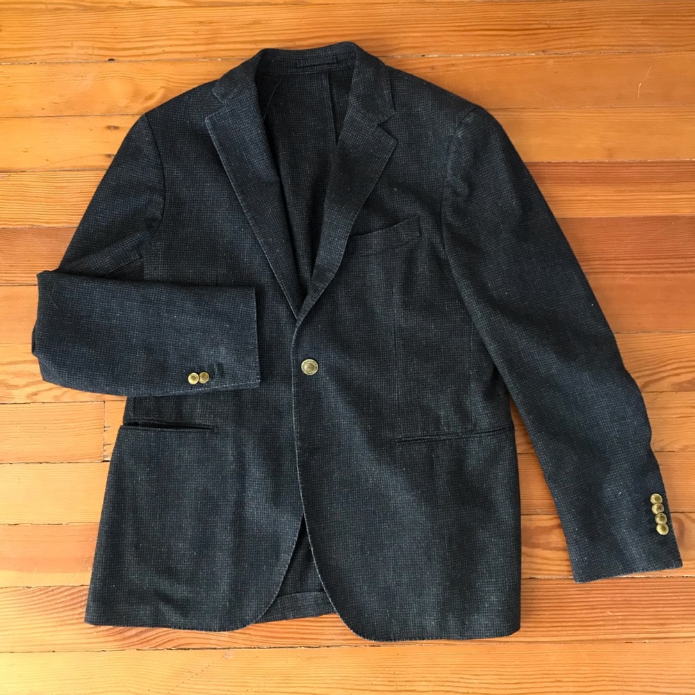Lardini Unstructured Wool Blazer